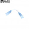 Accesorio Conector con cable para Tira LED 220v Bolsa 5 uds SILVER C1