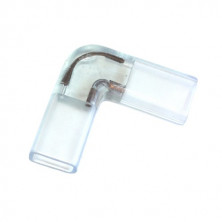 Conector clip L para Tira LED 220V (220030-220060-220160) (Bolsa 5 unidades) SILVER C1