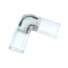 Conector clip L para Tira LED 220V (220030-220060-220160) (Bolsa 5 unidades) SILVER C1
