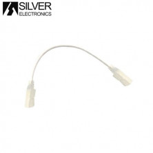 Para Tiras LED 230V Serie PRO Monocolor Cable con conectores para unir IP65 SILVER