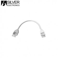 Para Tiras LED 230V Serie PRO Monocolor Cable con conectores para unir IP44 SILVER