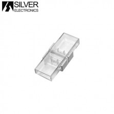 Para Tiras LED 220V Serie PRO Monocolor Conector intermedio unión IP44 (precio bolsa 5 uds) SILVER