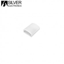 Para Tiras LED 220V Serie PRO Monocolor y RGB Tapas finales IP65 (precio bolsa 5 uds) SILVER