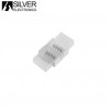 Para Tiras LED 220V Serie PRO RGB Conector intermedio para unir IP44 (precio bolsa 5 uds) SILVER
