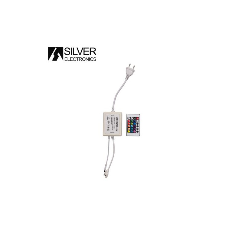 Controlador / regulador para Tira de LED RGB 220v max. 720w con Mando (221020-2210230) SILVER C1