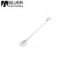 Conector alimentación + cable pelado (20cm) para tira LED Monocolor 220V Ancho 12mm IP44 SILVER C1