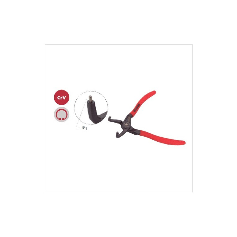 Alicate curvo interno seeger pro 180mm DOGHER