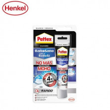 Pattex Silicona Baño Sano No+ Moho Blanco 50 ml blister Ultimas unidades