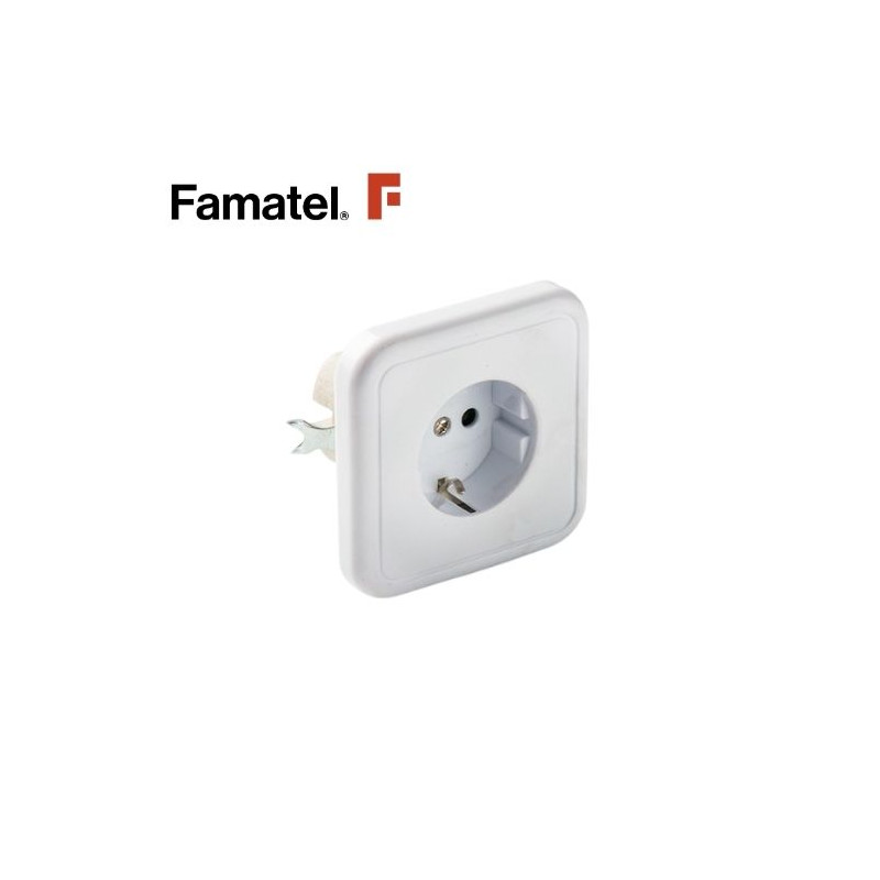 Mecanismo empotrar Base 2P 16A-220V TT Blister FAMATEL / 10