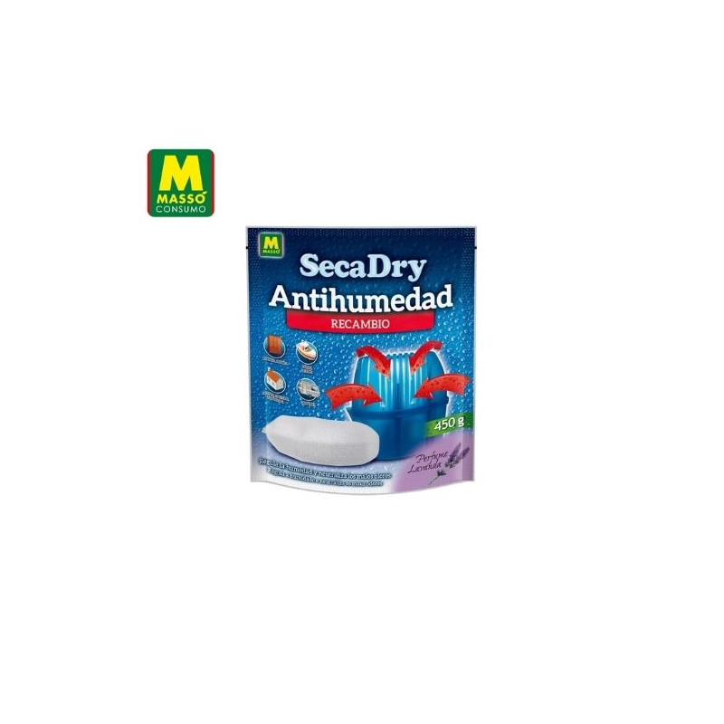 SECADRY Recambio granulado antihumedad 450 gr MASSÓ C1/12