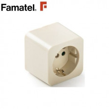 Mecanismo superficie Base 2P 16A-220V TT FAMATEL / 20