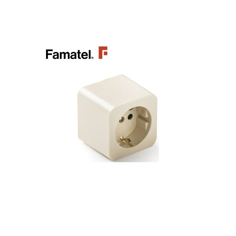 Mecanismo superficie Base 2P 16A-220V TT FAMATEL / 20