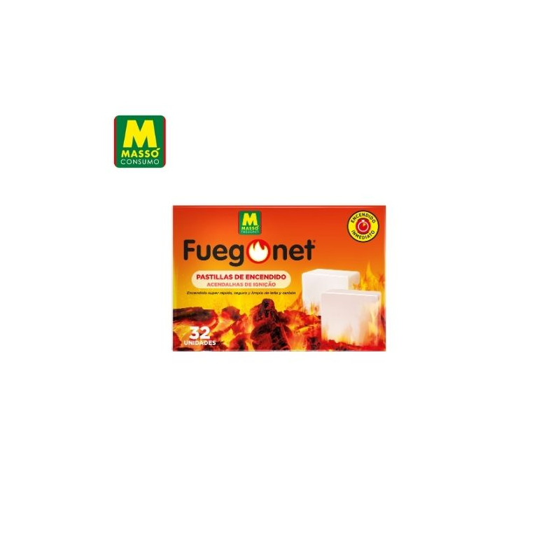 FUEGONET Pastillas encendido 32 unidades MASSÓ C1/26