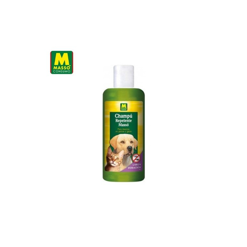 MASCOTAS Champú repelentes de insectos 1000 ml MASSÓ C1/12