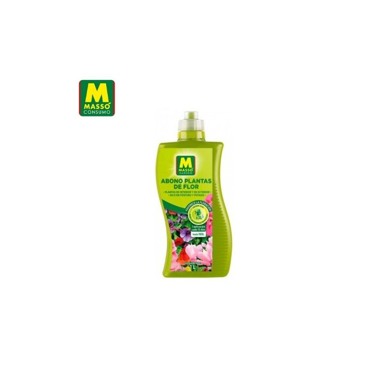JARDÍN Abono para plantas de flor 1000 ml MASSÓ C1/8