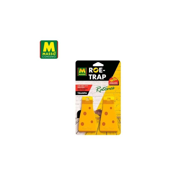 ROE-TRAP Trampa con cebo para ratones 2 unidades MASSÓ C1/24