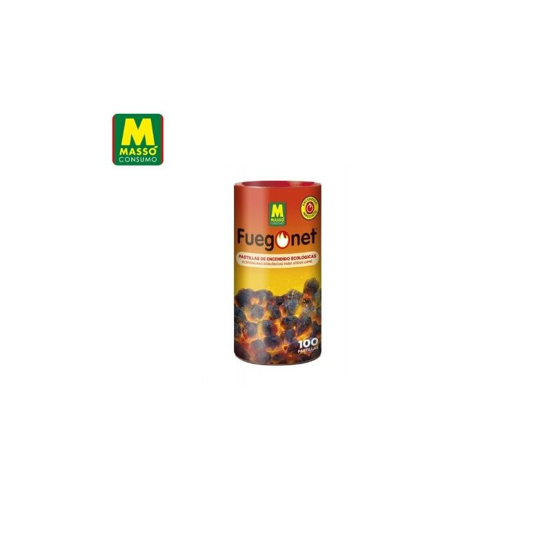 FUEGONET 100 pastillas de encendido ecológicas MASSÓ C1/6