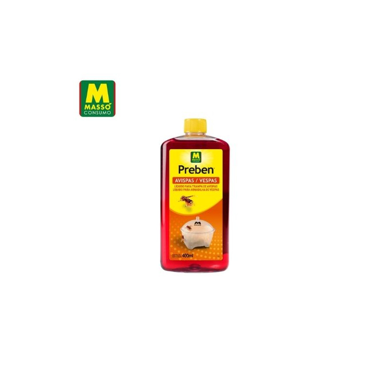 PREBEN Liquído para trampa de avispas 400 ml MASSÓ C1/12