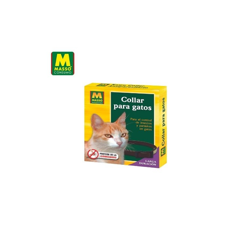 MASCOTAS Collar repelente de insectos para gatos 60 cm MASSÓ C1/24