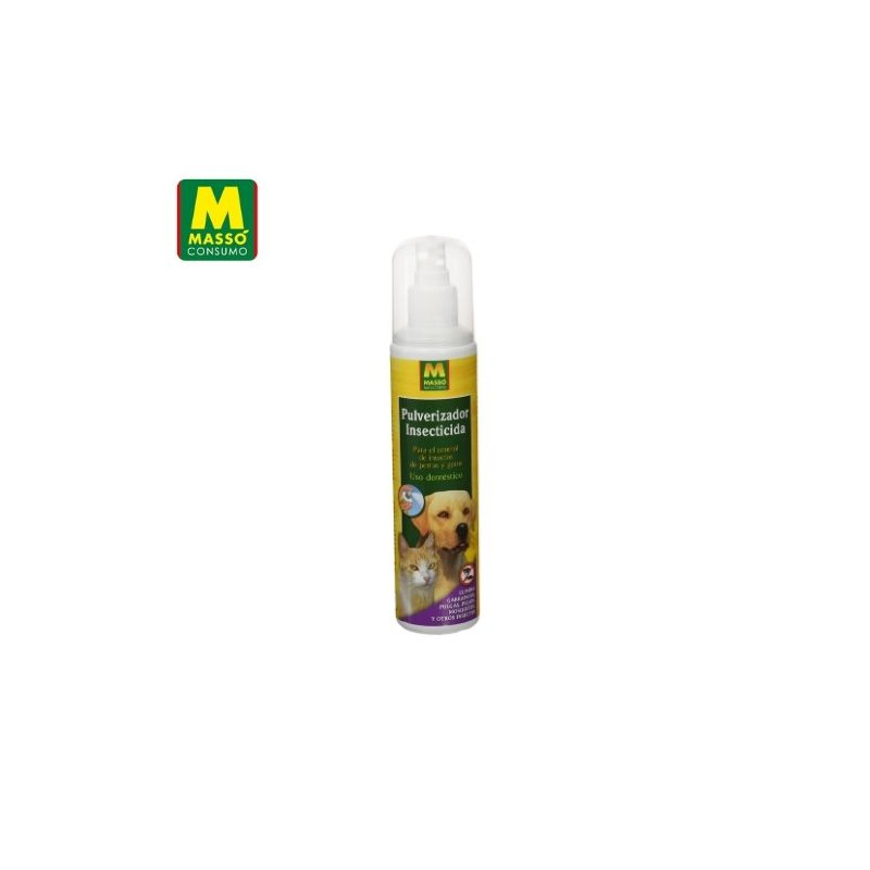 MASCOTAS Pulverizador insecticida para perros y gatos 250 ml MASSÓ C1/12