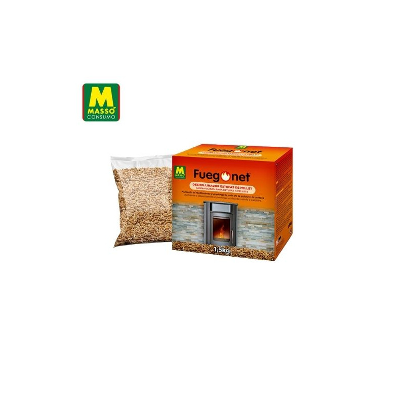 FUEGONET Deshollinador para estufas de pellet 1,5 kg MASSÓ C1/10