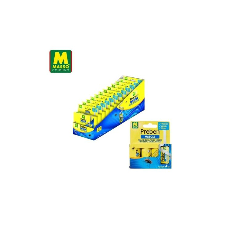 PREBEN Tira atrapa-moscas 10 unidades MASSÓ C1/12