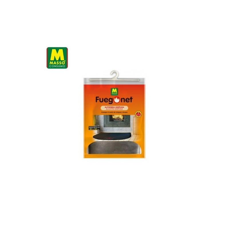 FUEGONET Alfombra ignífuga semicircular (50 x 80 cm) MASSÓ C1/6