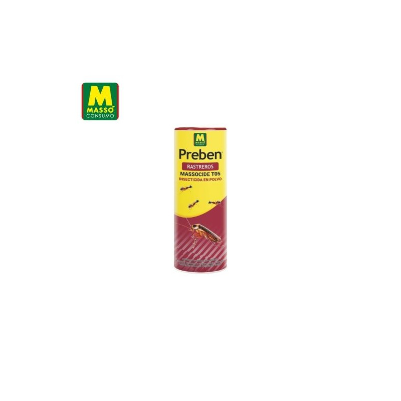PREBEN Insecticida para insectos rastreros en polvo Talquera 250 gr MASSÓ C1/24