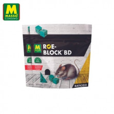 ROE-BLOCK Raticida en bloque para roedores 260 gr + 260 gr (520 gr) MASSÓ C1/12