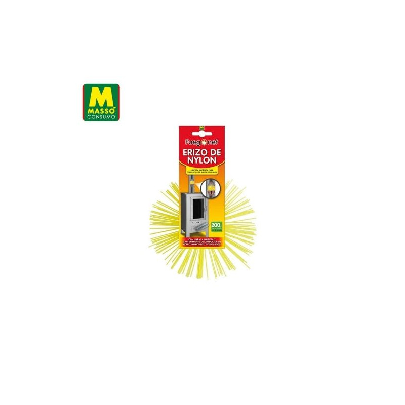 FUEGONET Erizo deshollinador de Nylon Diámetro 200 mm MASSÓ C1/6