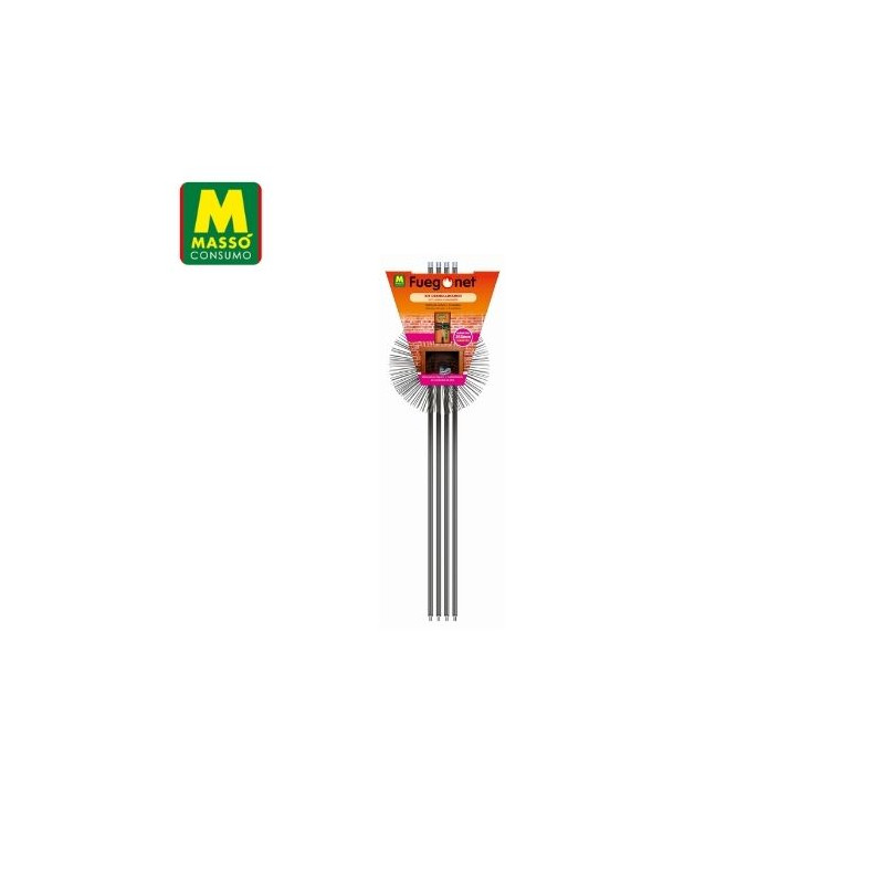 FUEGONET Kit de 4 varillas + Erizo de Acero Diámetro 250 mm MASSÓ   C1/6