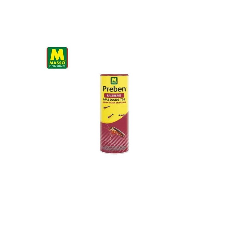 PREBEN Insecticida en polvo (Talquera) para insectos rastreros 500 gr MASSÓ C1/12