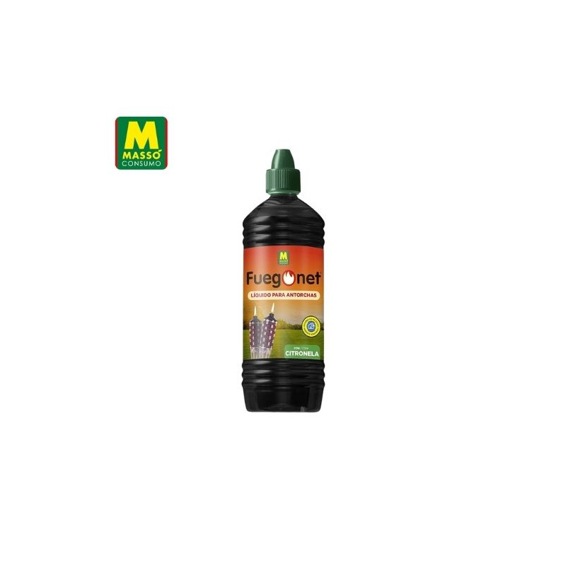 FUEGONET Líquido para las antorchas con Citronela 1000 ml MASSÓ C1/12