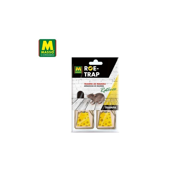 ROE-TRAP Trampa de madera para ratones MASSÓ C1/24