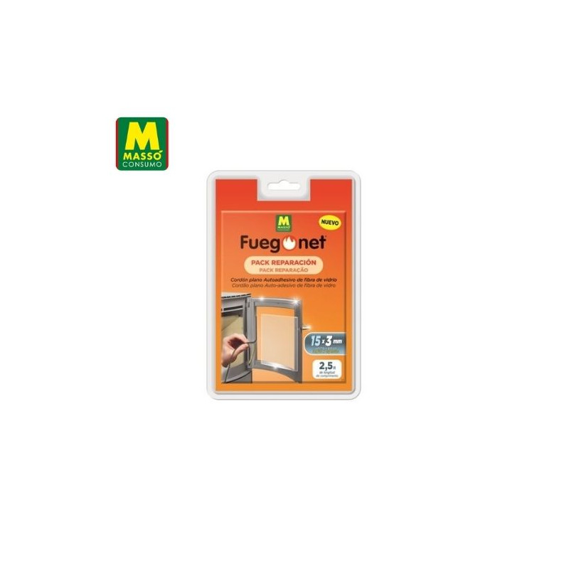 FUEGONET Cordón plano autoadhesivo 15x3mm MASSÓ C1/6