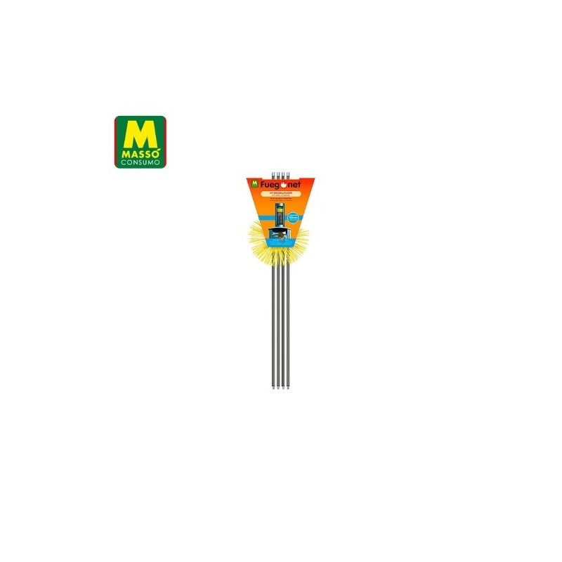 FUEGONET Kit de 4 varillas + Erizo de Nylon Diámetro 150 mm MASSÓ   C1/6
