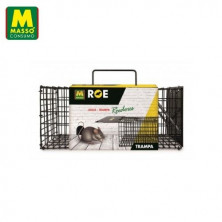 ROE Jaula trampa metálica para ratas y ratones 30,5x12,7x12,7cm MASSÓ C1/4
