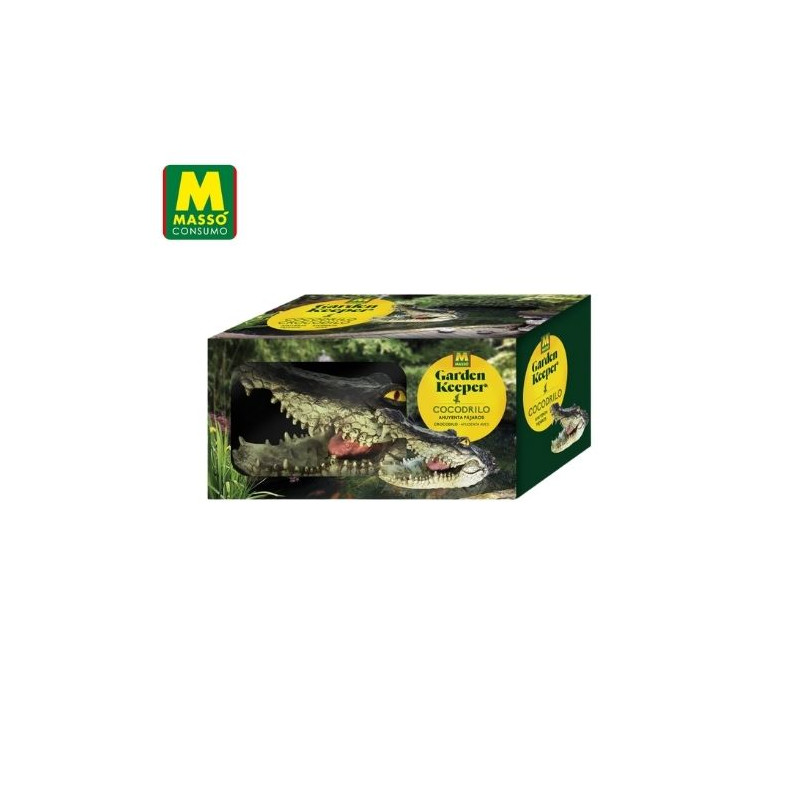 GARDEN KEEPER Cocodrilo ahuyenta pájaros (31 x 18 x 18cm) MASSÓ C1/4