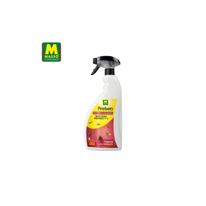 PREBEN Spray insecticida para insectos rastreros y voladores 1 L MASSÓ C1/12