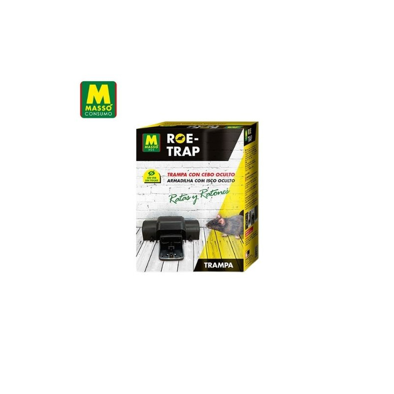 ROE-TRAP Trampa con cebo oculto para ratas y ratones MASSÓ C1/3