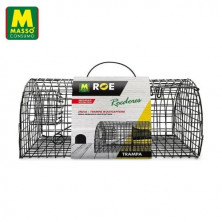 ROE Jaula trampa multicaptura para ratas y ratones 40x24x18cm MASSÓ C1/3