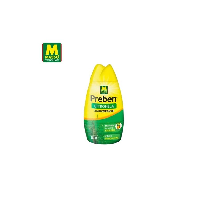 PREBEN Gel con citronela repelente de insectos con dosificador 150 gr MASSÓ C1/24
