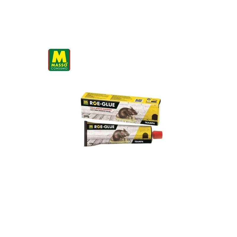 ROE-GLUE Cola de contacto para ratas, ratones e insectos plaga 135 gr MASSÓ C1/50