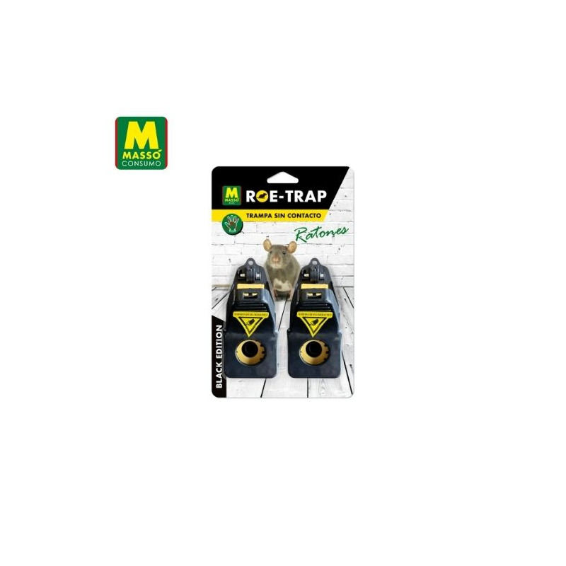 ROE-TRAP Trampa sin contacto para ratas Black Edition (2 unidades) MASSÓ C1/24