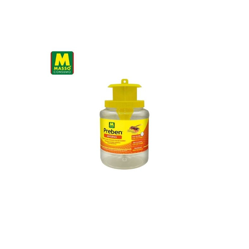 PREBEN Trampa para avispas con recambio (Diámetro 13cm x 18cm) MASSÓ C1/12
