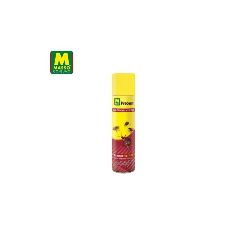 PREBEN Spray insecticida para chinches y pulgas 300 ml MASSÓ C1/12