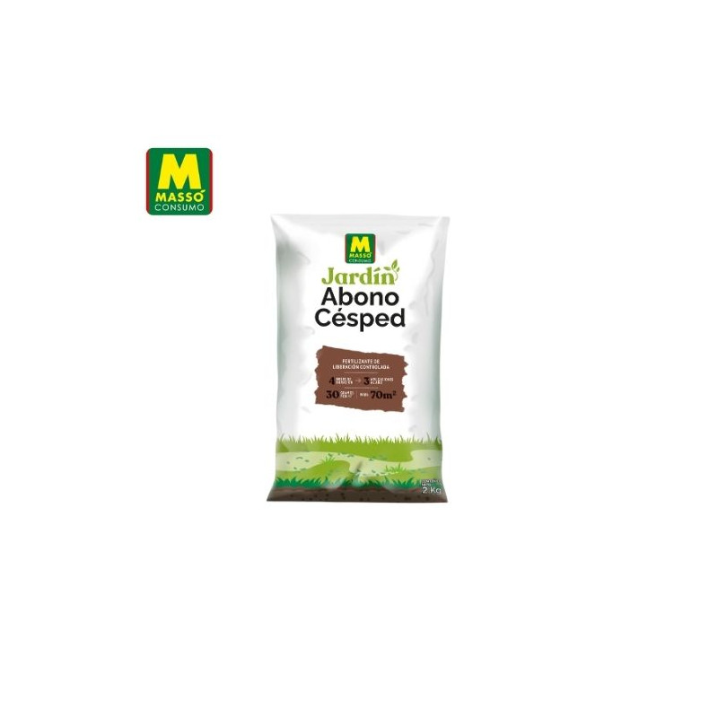 JARDÍN Abono para césped Bolsa 2 kg MASSÓ C1/10