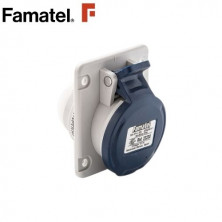 Base CETAC empotrable ceramico 2P+T 32A-220V FAMATEL | 5