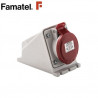 Base CETAC superficie 3P+T 16A 380V IP44 FAMATEL | 3