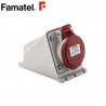 Base CETAC superficie 3P+N+T 16A 380V IP44 FAMATEL | 3